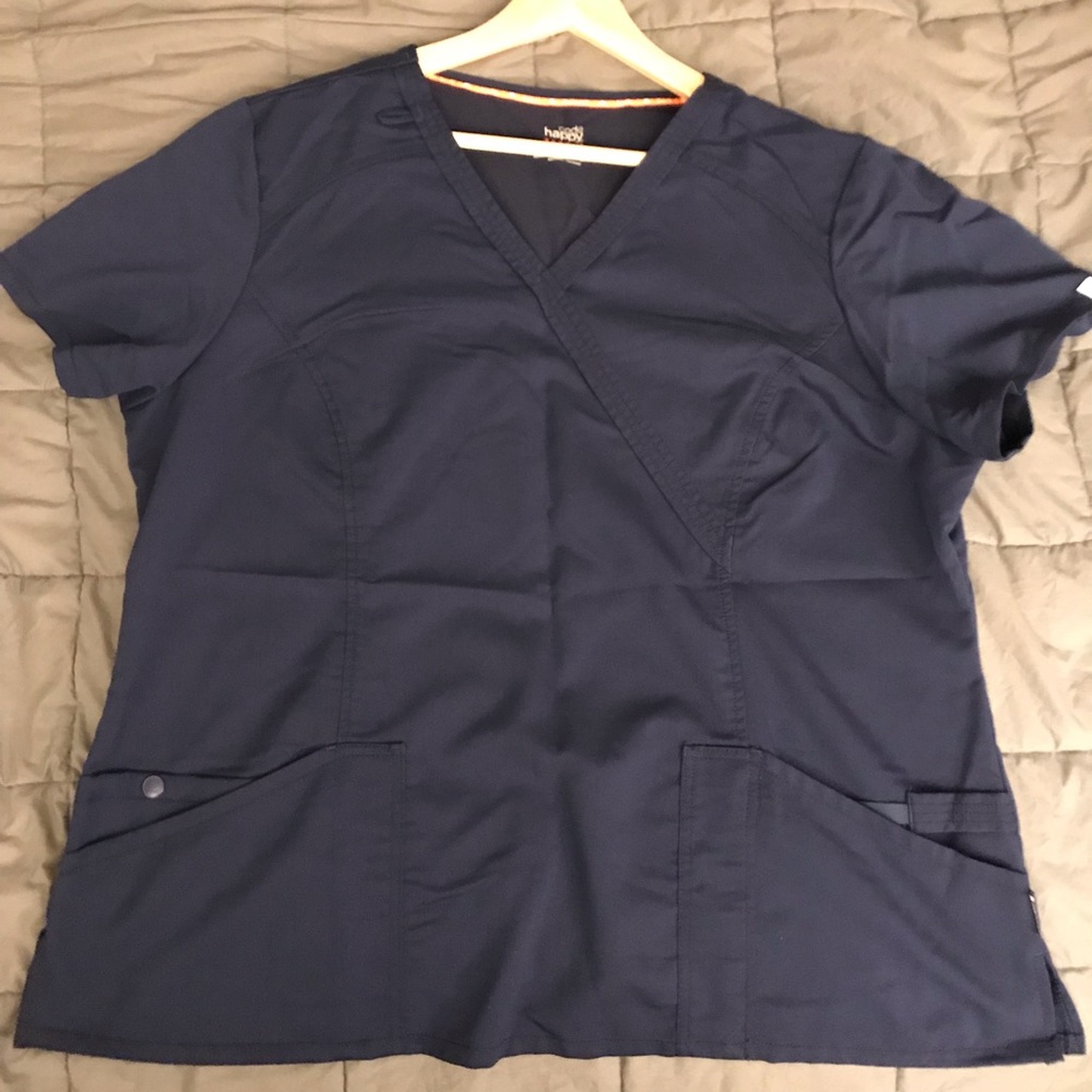 Code Happy Scrub Top